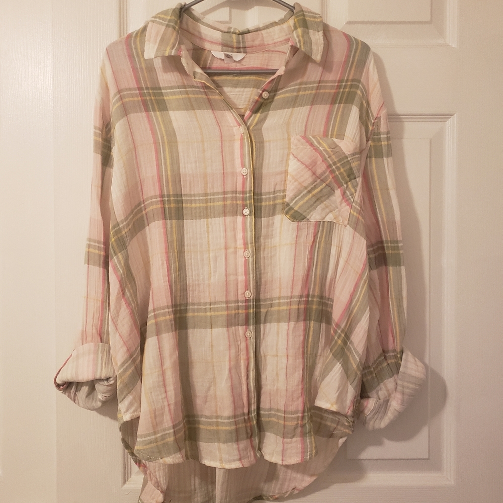 Plaid Button Down Shirt